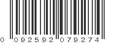 UPC 092592079274