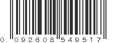 UPC 092608549517