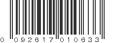 UPC 092617010633