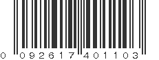 UPC 092617401103