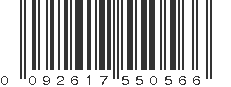 UPC 092617550566