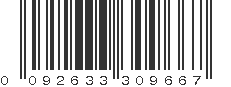 UPC 092633309667