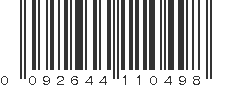 UPC 092644110498