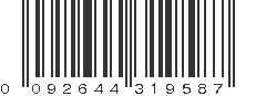 UPC 092644319587