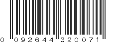 UPC 092644320071