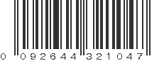 UPC 092644321047