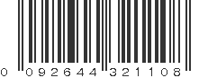 UPC 092644321108