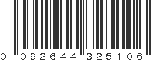 UPC 092644325106