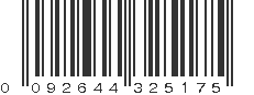 UPC 092644325175