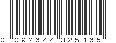 UPC 092644325465