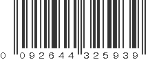 UPC 092644325939