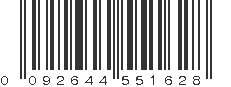 UPC 092644551628
