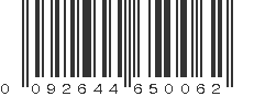 UPC 092644650062