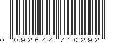 UPC 092644710292