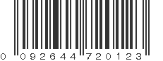 UPC 092644720123