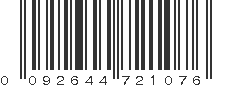 UPC 092644721076