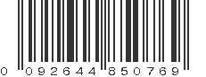 UPC 092644850763