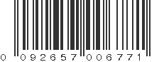 UPC 092657006771