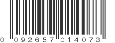 UPC 092657014073