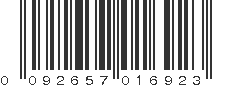 UPC 092657016923