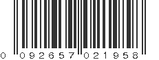 UPC 092657021958