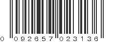 UPC 092657023136