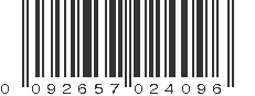 UPC 092657024096