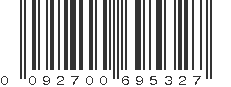 UPC 092700695327