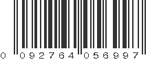 UPC 092764056997