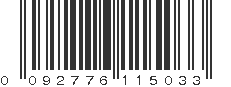 UPC 092776115033