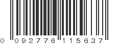 UPC 092776115637