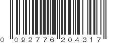 UPC 092776204317