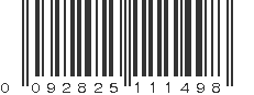 UPC 092825111498