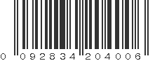 UPC 092834204006