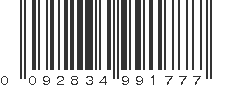 UPC 092834991777