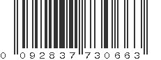 UPC 092837730663