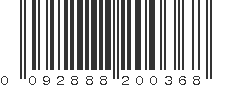 UPC 092888200368