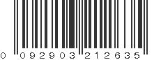 UPC 092903212635