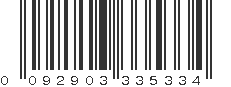 UPC 092903335334