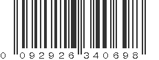 UPC 092926340698