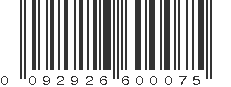 UPC 092926600075