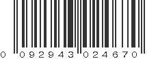 UPC 092943024670