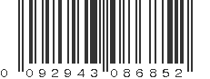 UPC 092943086852