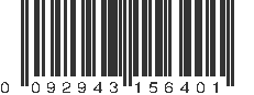 UPC 092943156401