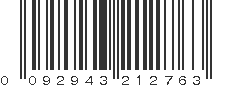 UPC 092943212763