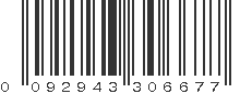 UPC 092943306677