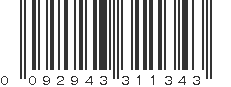 UPC 092943311343