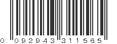 UPC 092943311565