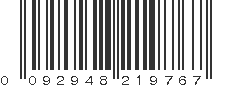UPC 092948219767
