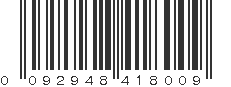 UPC 092948418009